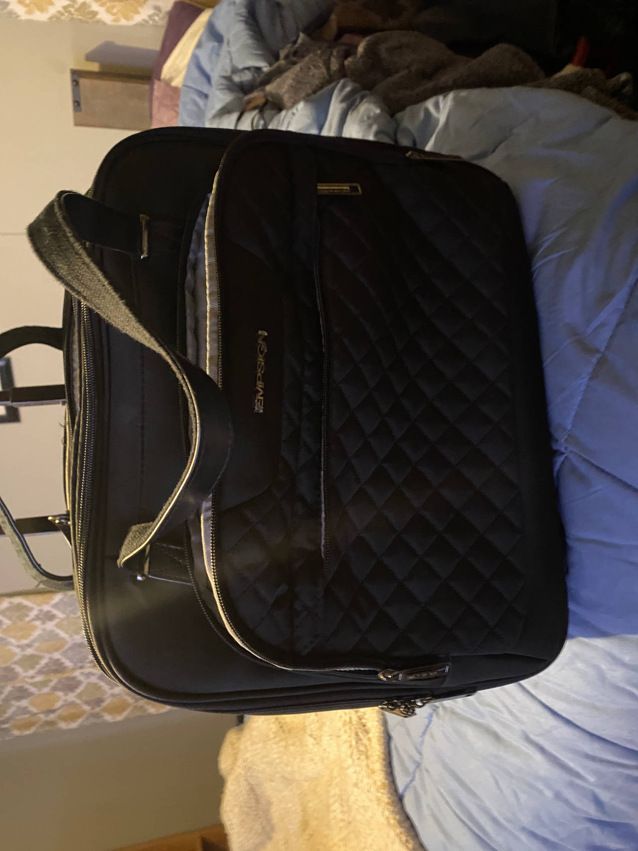 EMPSIGN Quilted Laptop Bag