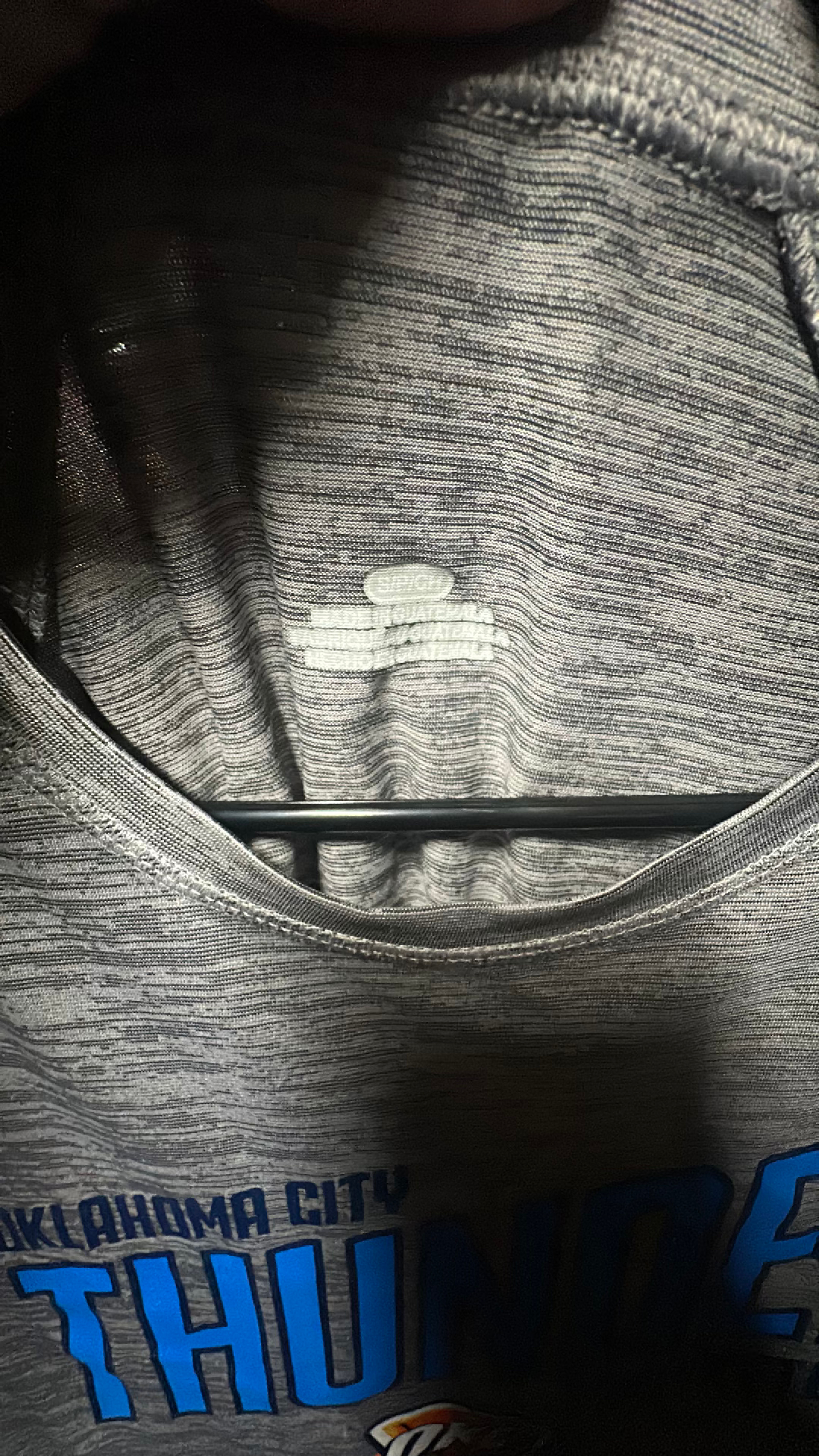 NBA Oklahoma City Thunder T-Shirt Dry Fit Size small unisex - Image 2