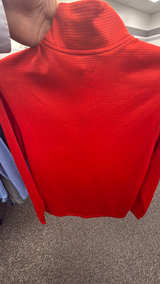 Nike Dri-FIT Los Angeles Angels Quarter Zip Sweater Red - Image 3