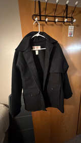 Filson Mackinaw Wool Cruiser Jacket Black - Image 2