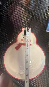 Hallmark Snowman Ceramic Serving Plate - Image 3