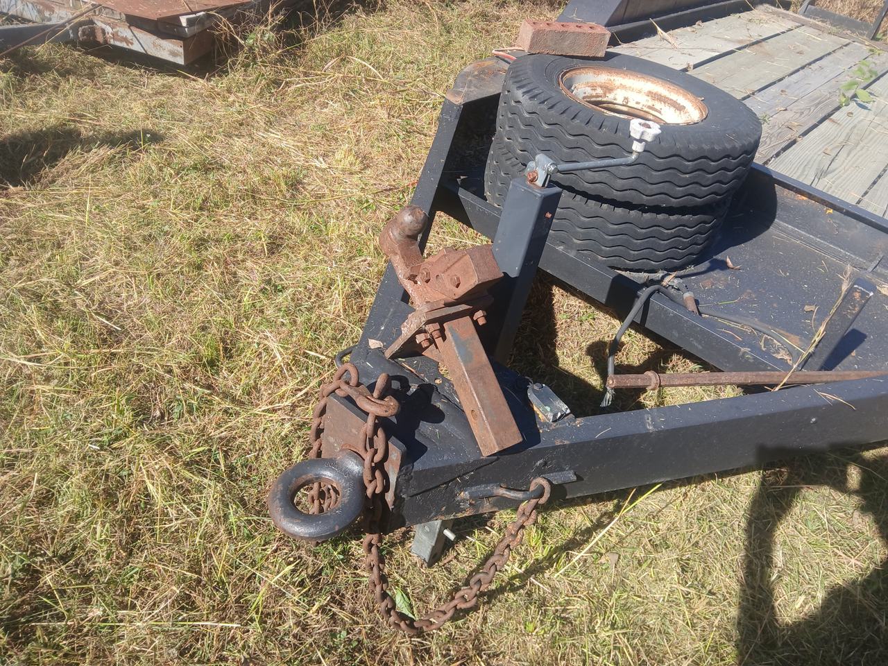 Heavy Duty Flatbed Utility Trailer with Pintle Hitch