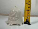 Belleek porcelain 12 Days of Christmas Partridge in a Pear Tree bell ornament. - Image 4