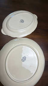 Franciscan Desert Rose Chop Plate and Oval Platter - Image 4