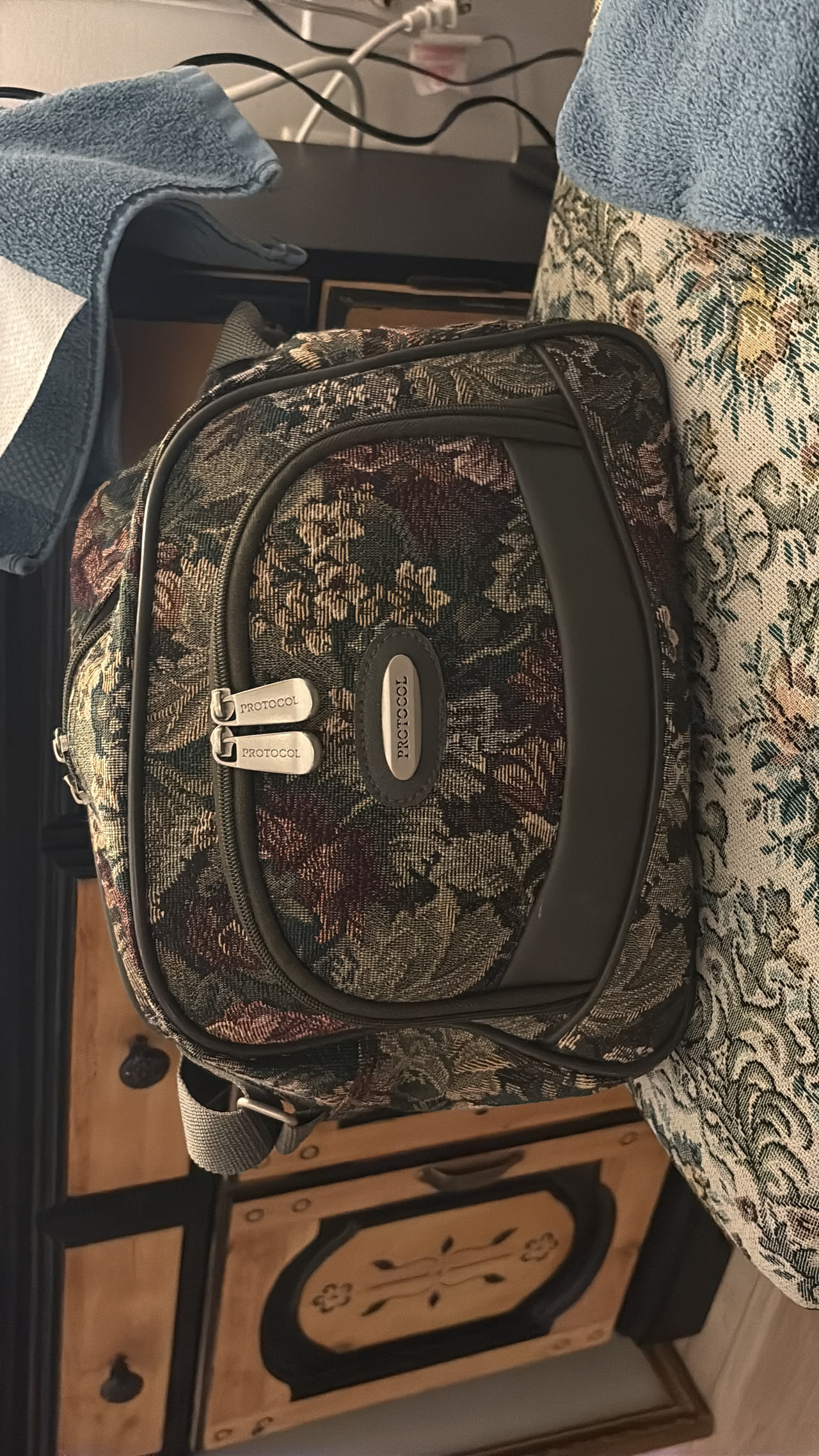 Protocol Floral Tapestry Shoulder Bag