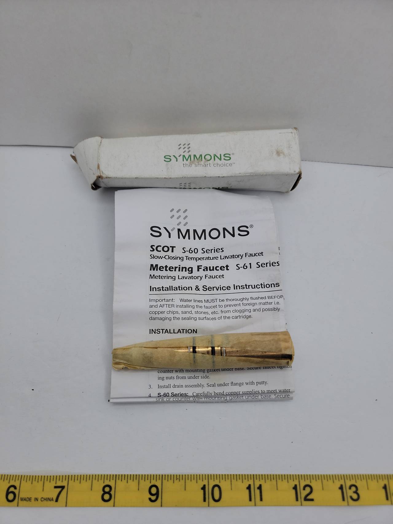 Symmons SCOT Metering Faucet Cartridge Replacement Part