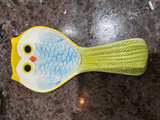 Pier One Owl Shaped Ceramic Measuring Cups and Spoon Holder  - Image 7