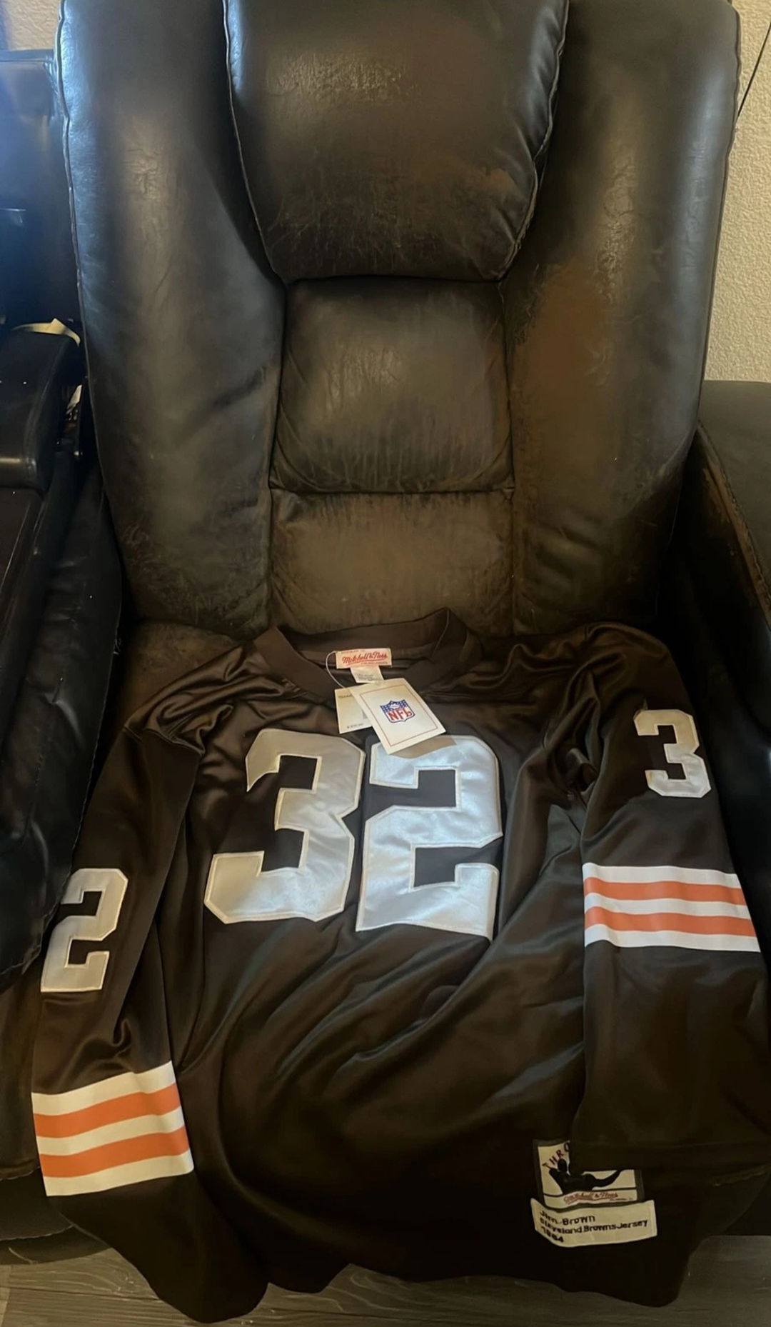 Cleveland Browns Jim Brown Throwback Jersey