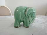 Vintage Ceramic Elephant Planter - Image 2