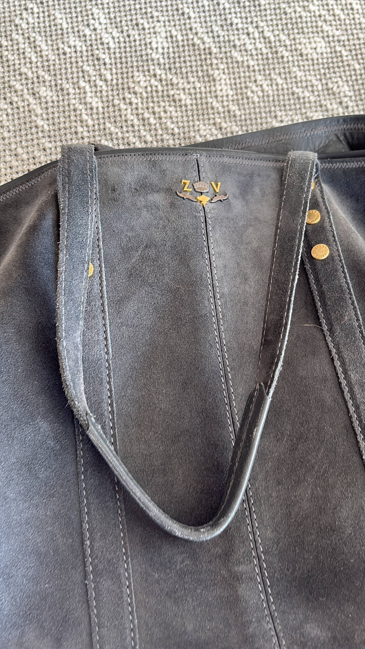 Zadig & Voltaire Rocky Suede Tote Bag