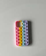 Rainbow Pop It Fidget iPhone 13 Pro Max Case - Image 1
