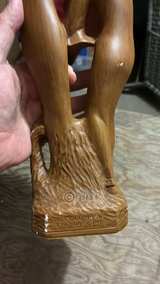 Vintage 1968 Abstract Family Wood Carving Sculpture - Image 2