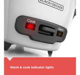 6-Cup Rice Cooker and Food Steamer BLACK+DECKER - Image 7