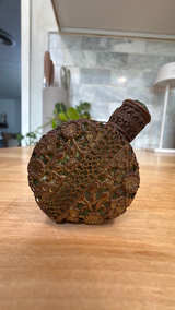 Vintage Jeweled Filigree Perfume Bottle Chechoslovakia - Image 3