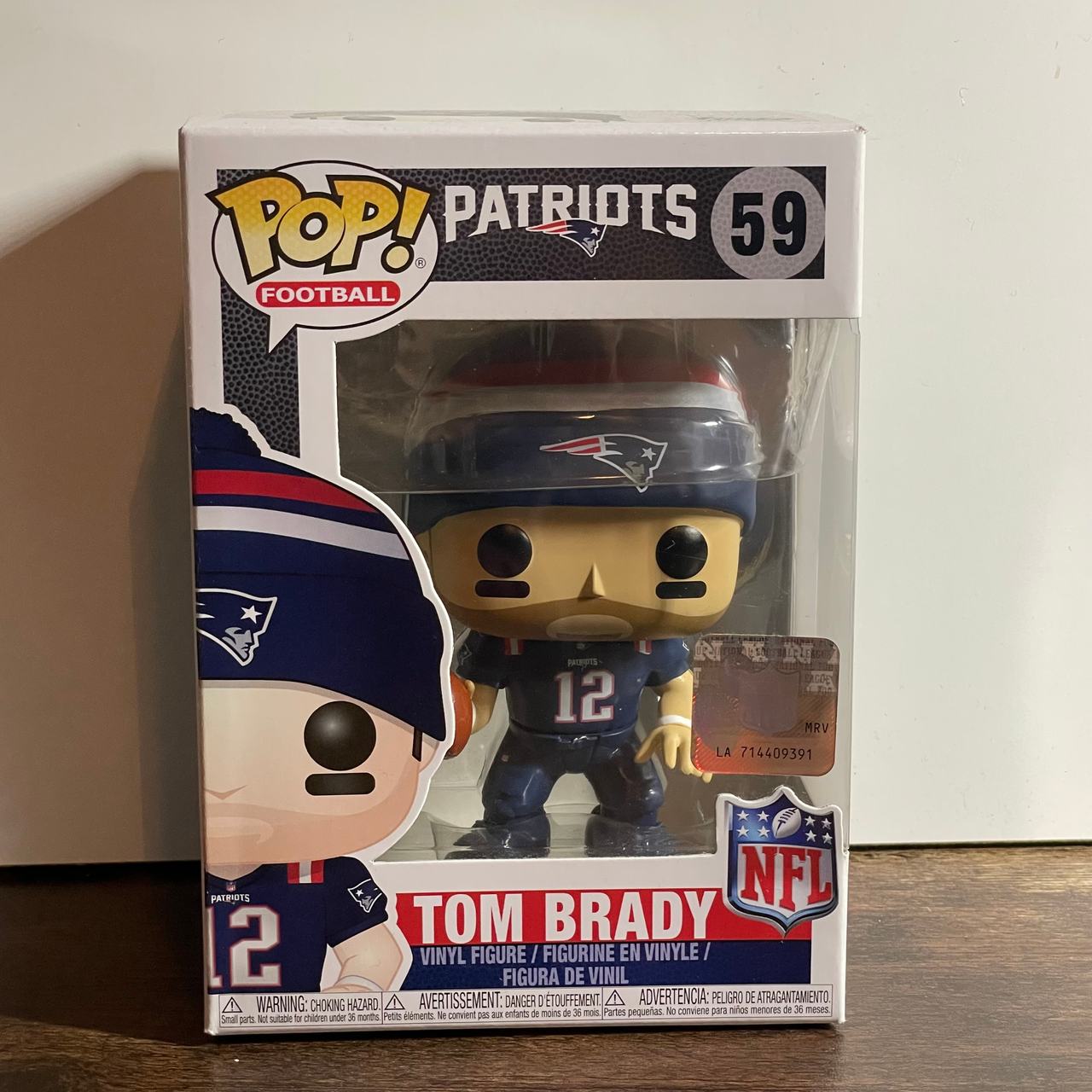 Funko Pop! NFL: Tom Brady (Patriots) #59