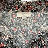 Loft Dress Women’s Size L Large Sleeveless Floral Shift Blue Pink Collared  - Image 4