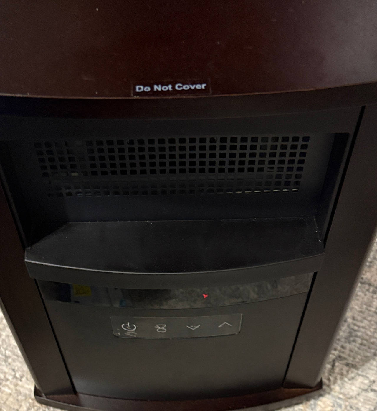 LifeSmart 6-Element Infrared Heater with Wood Cabinet