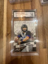 2019 Leaf Prized Rookie Daniel Jones #01 CCG 10 - Image 1