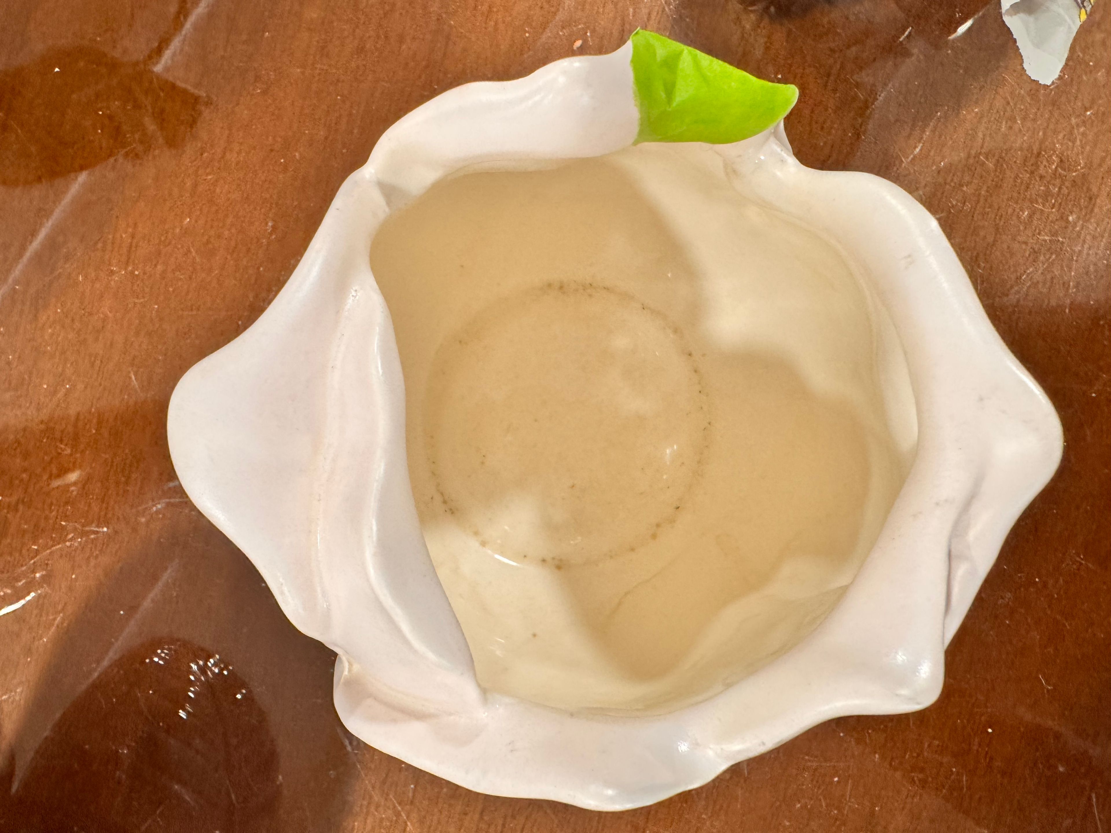 Vintage Stangl Tulip Vase, 1878, White Large Flower Ware Bowl, Pot, Pottery - Image 4