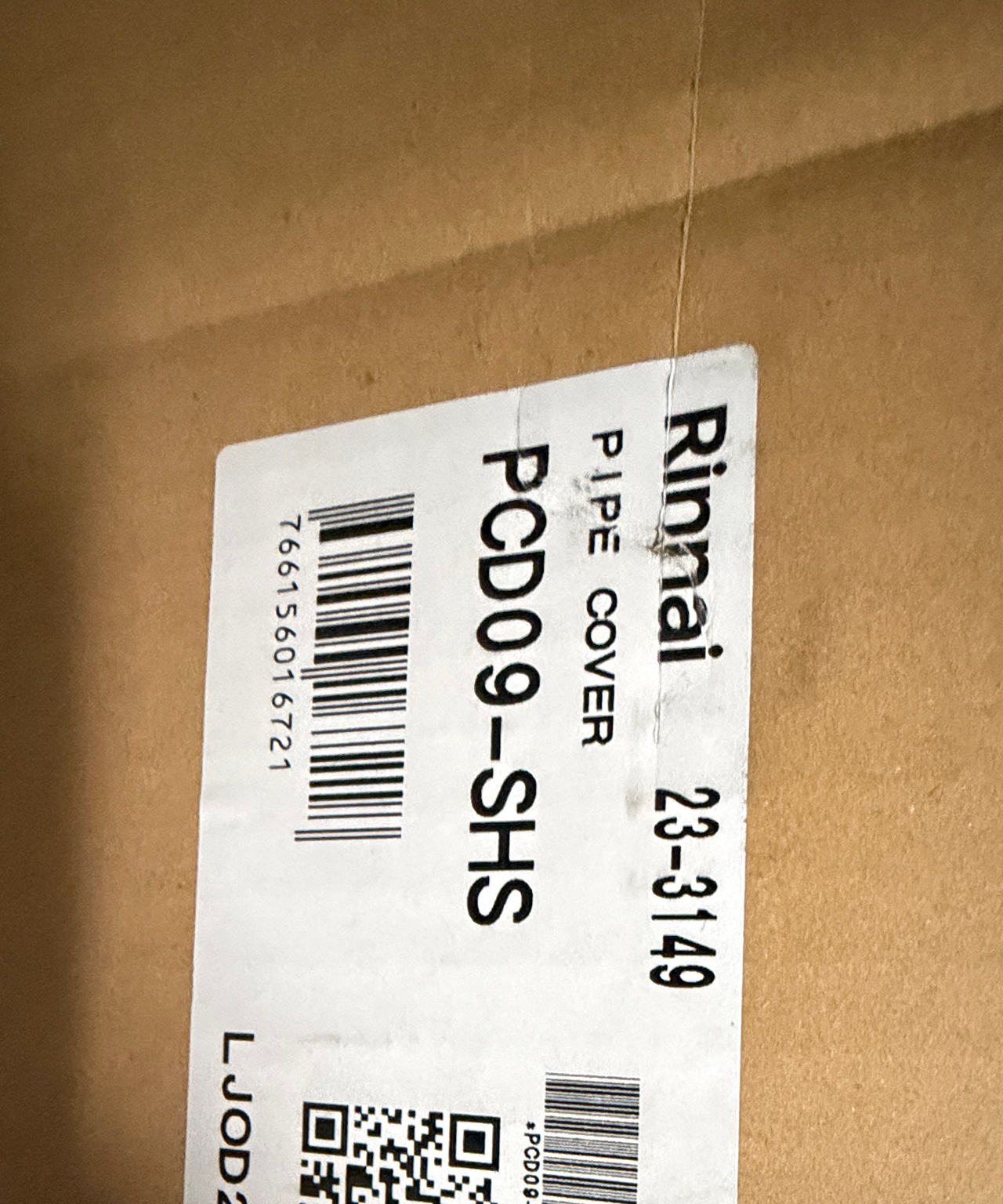 Rinnai PCD09-SHS Pipe Cover