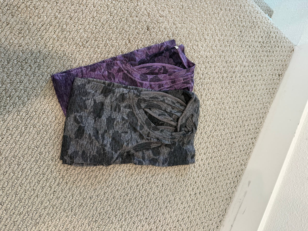 2 Athleta racerback tanks with grip -
Size S