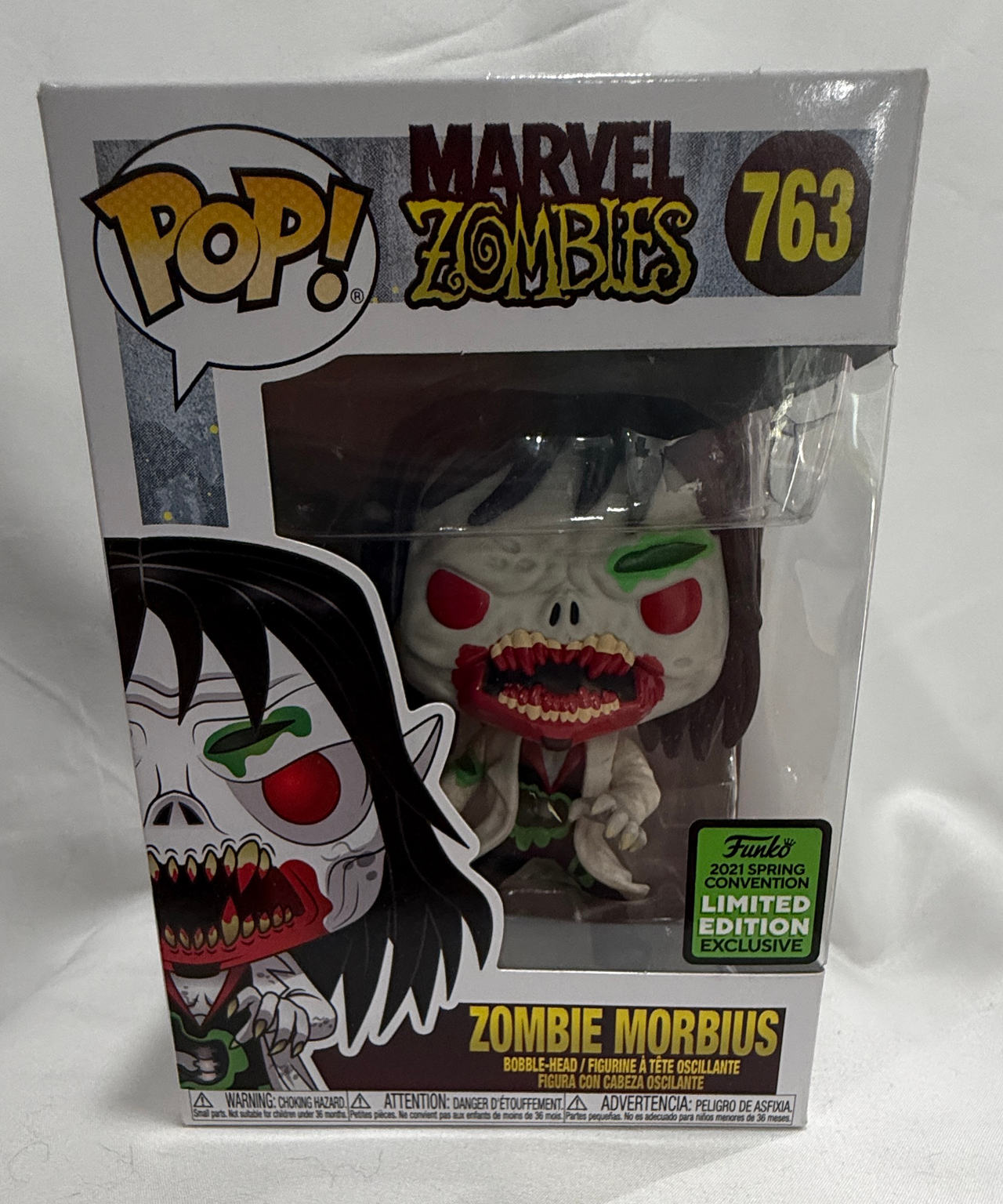 Funko Pop! Marvel Zombies Zombie Morbius #763 2021 Spring Convention Exclusive