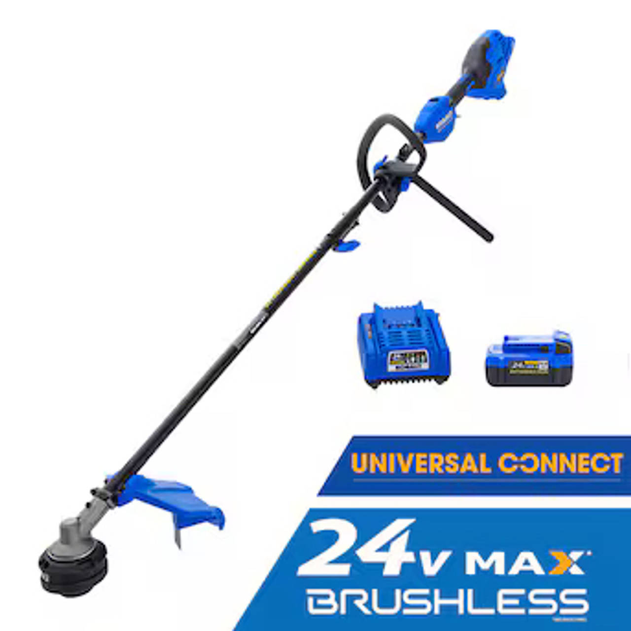Kobalt 24-volt 15-in Split Shaft Attachment Capable Battery String Trimmer