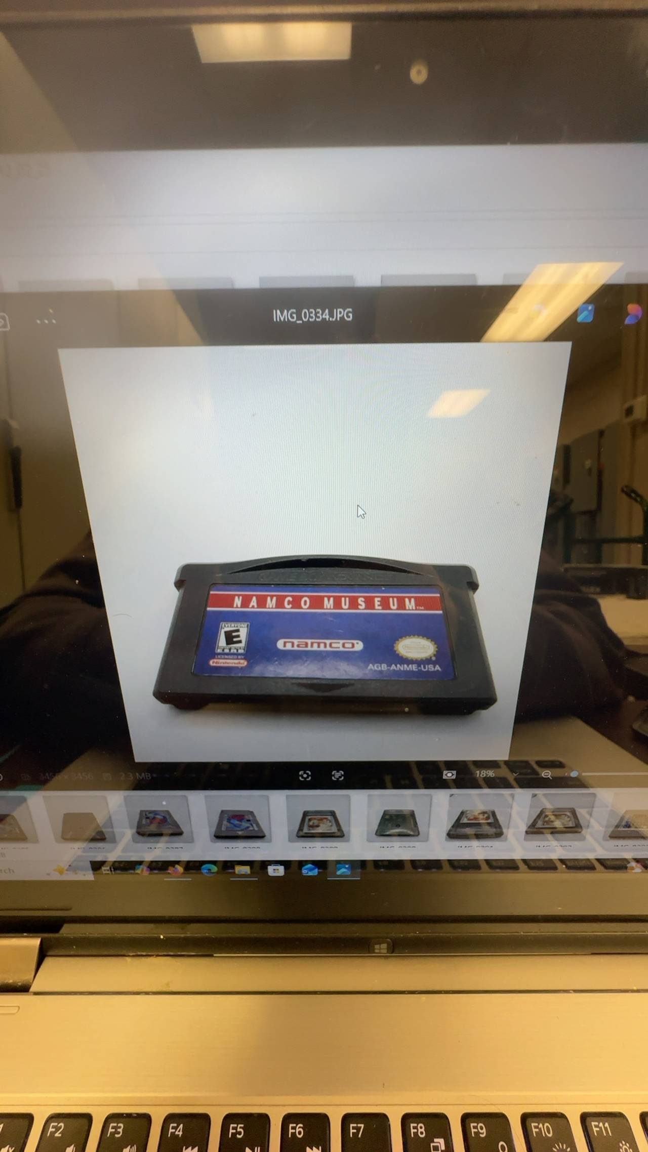 Namco Museum Game Boy Advance Cartridge