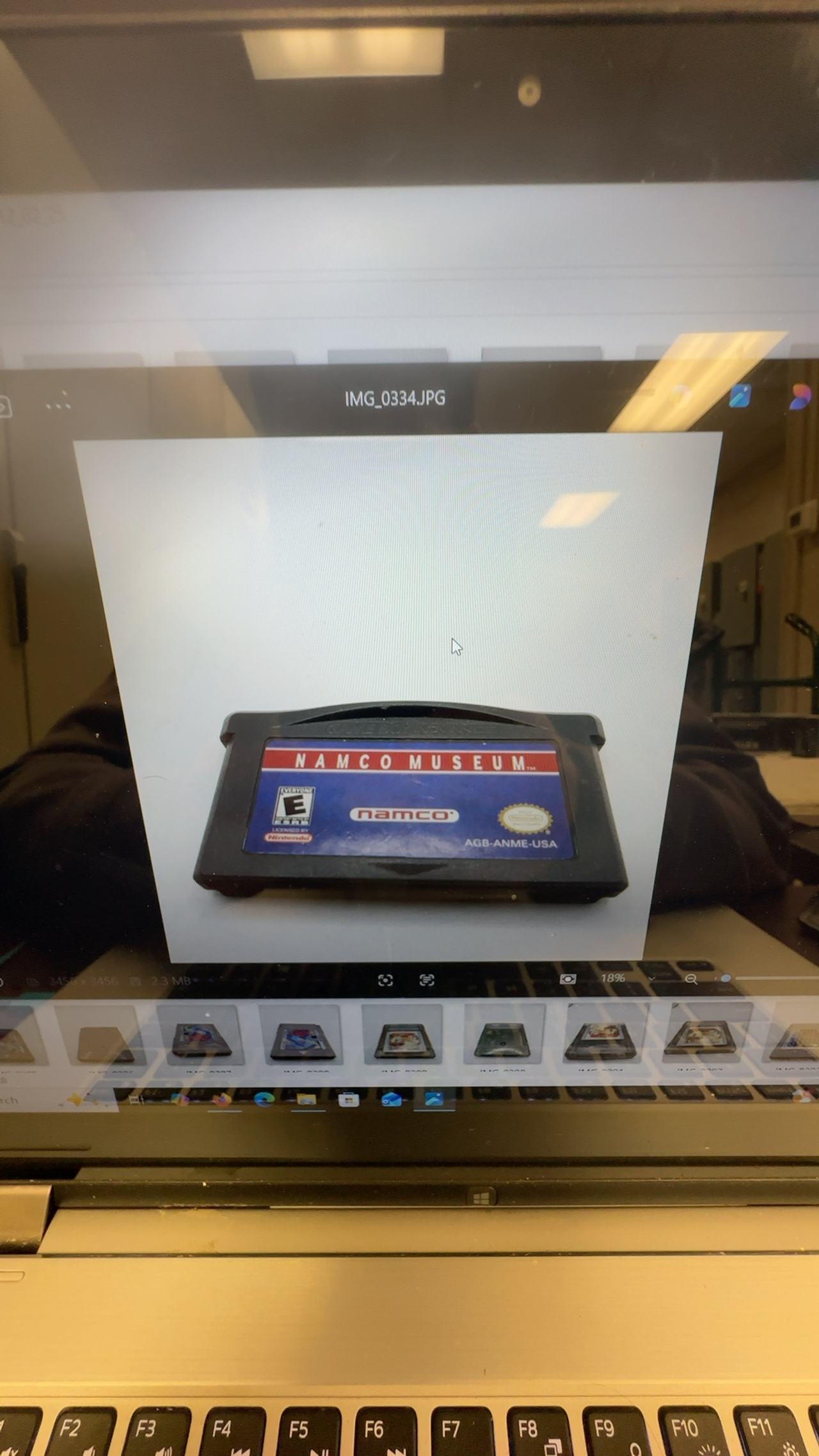 Namco Museum Game Boy Advance Cartridge