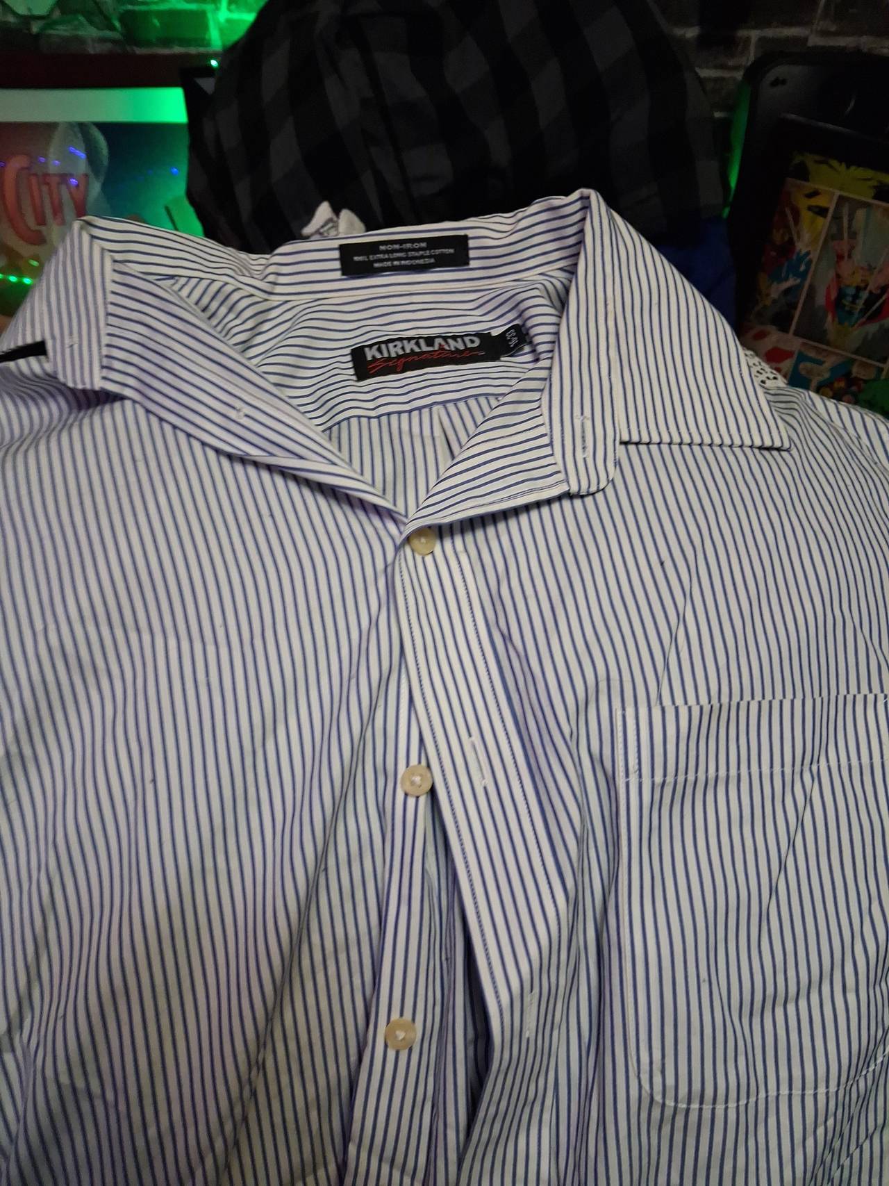 Kirkland Signature Men's Non-Iron Dress Shirt