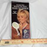 Vintage Hands Free Round The Neck Makeup Mirror Retro Vanity Beauty Tool - Image 1