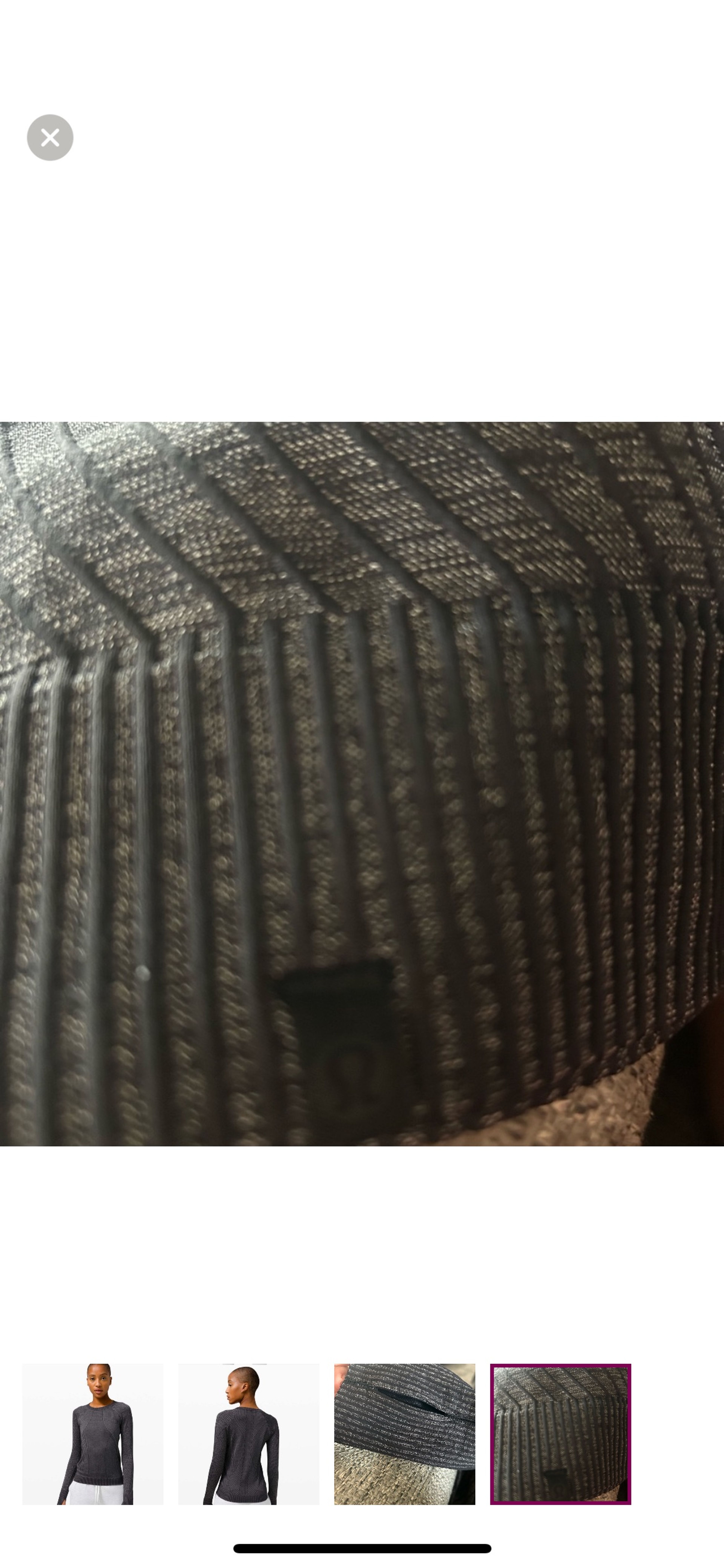 Lululemon Rest Less Pullover Aerial Current Black and White Size 4 - Image 4