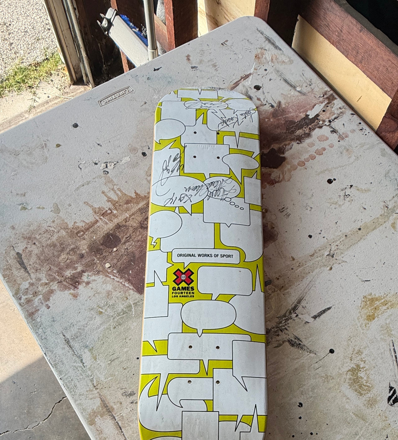 Nike 6.0 X Games 14 Signed Skateboard Deck