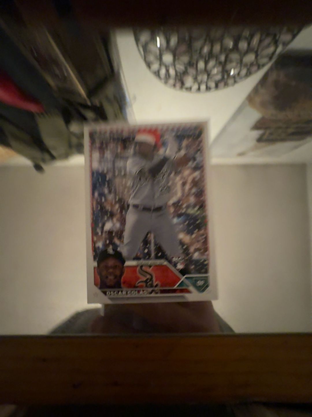 Topps Holiday 2023 Oscar Colás Rookie Card