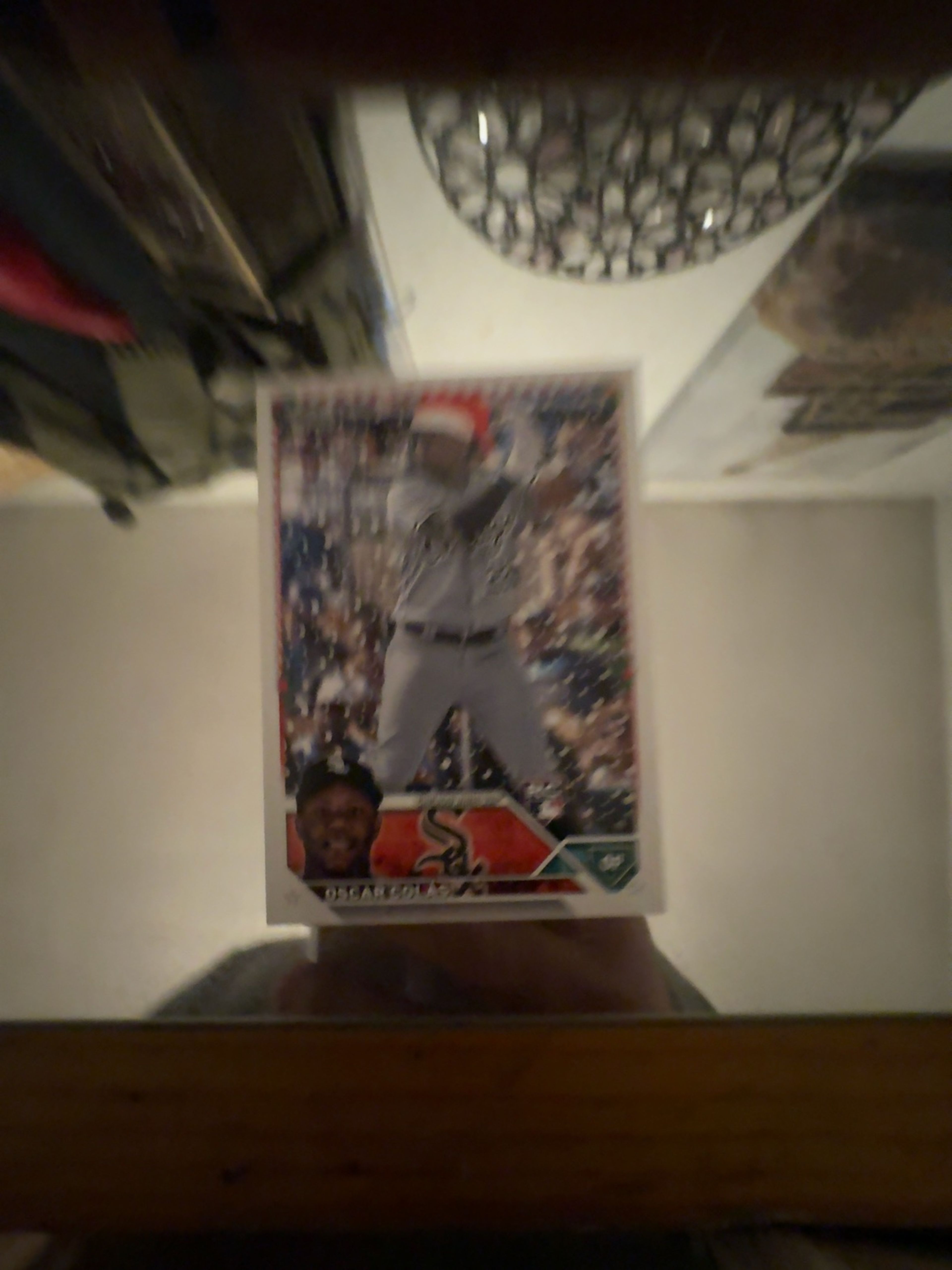 Topps Holiday 2023 Oscar Colás Rookie Card