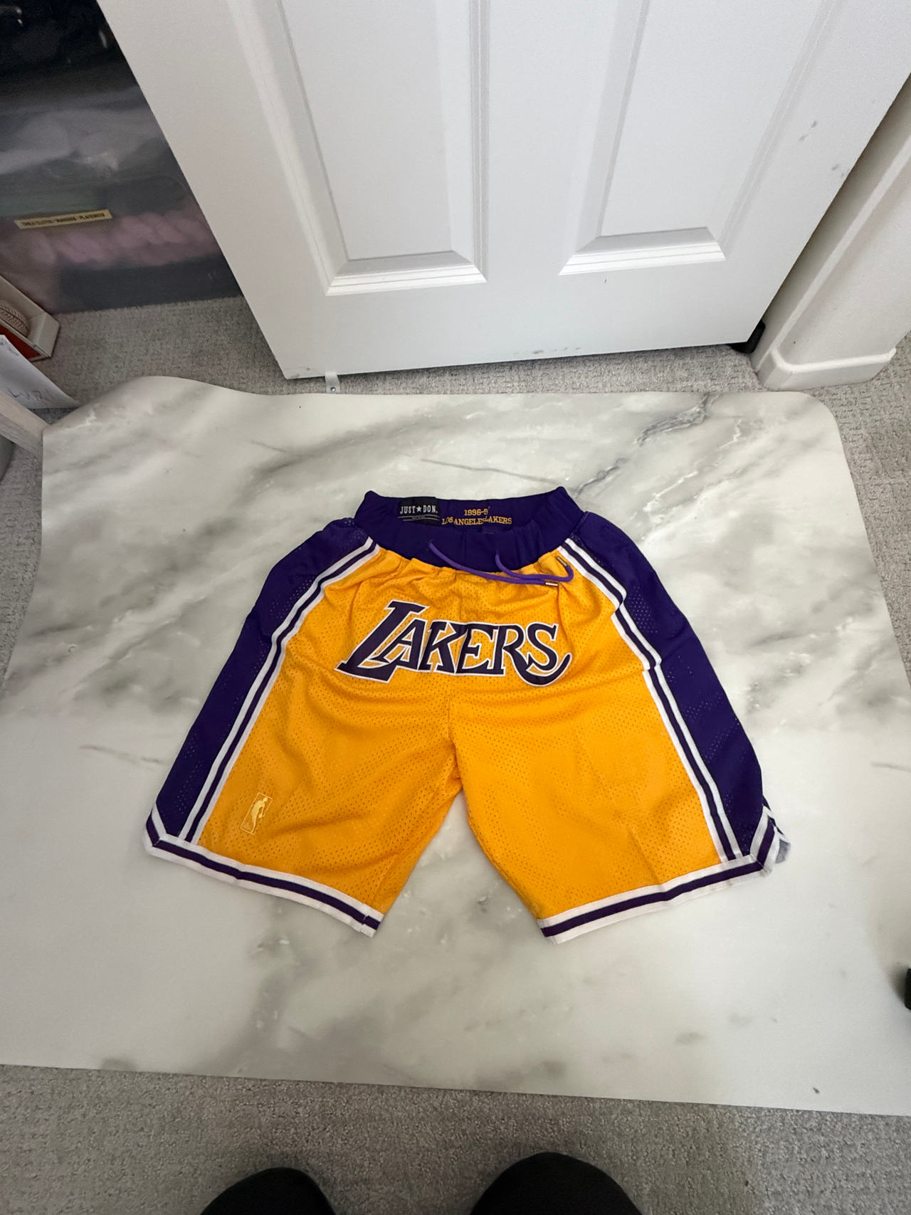 Just Don Los Angeles Lakers Basketball Shorts
