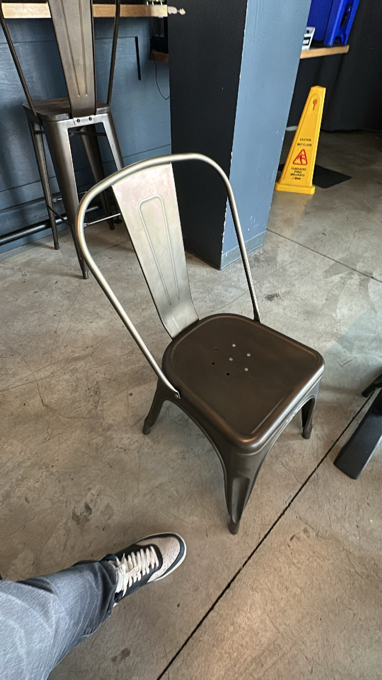 Tolix Style Metal Chair