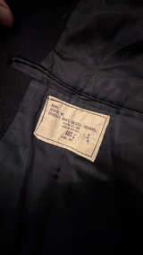 VI-MIL, Inc. 100% Wool Navy Peacoat, Size 40S. Coat Jacket  - Image 3