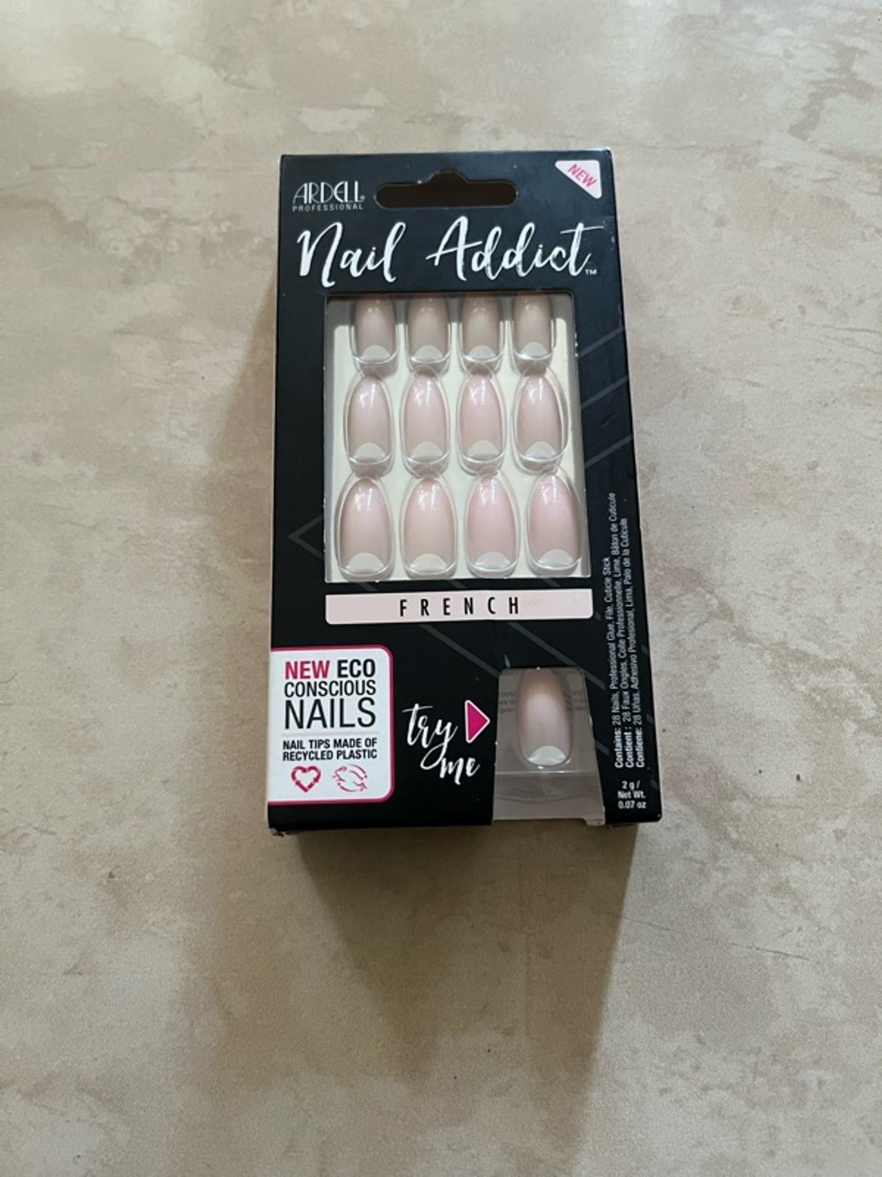 Ardell Nail Addict Eco French Moon Press-On Nails