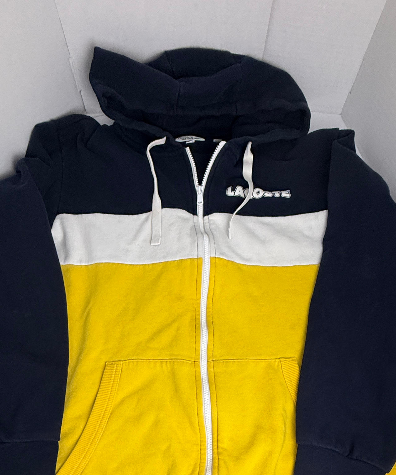 Lacoste Colorblock Full-Zip Hoodie XXL