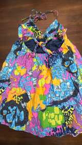 Tibi New York Abstract Print Halter Dress 2 - Image 3