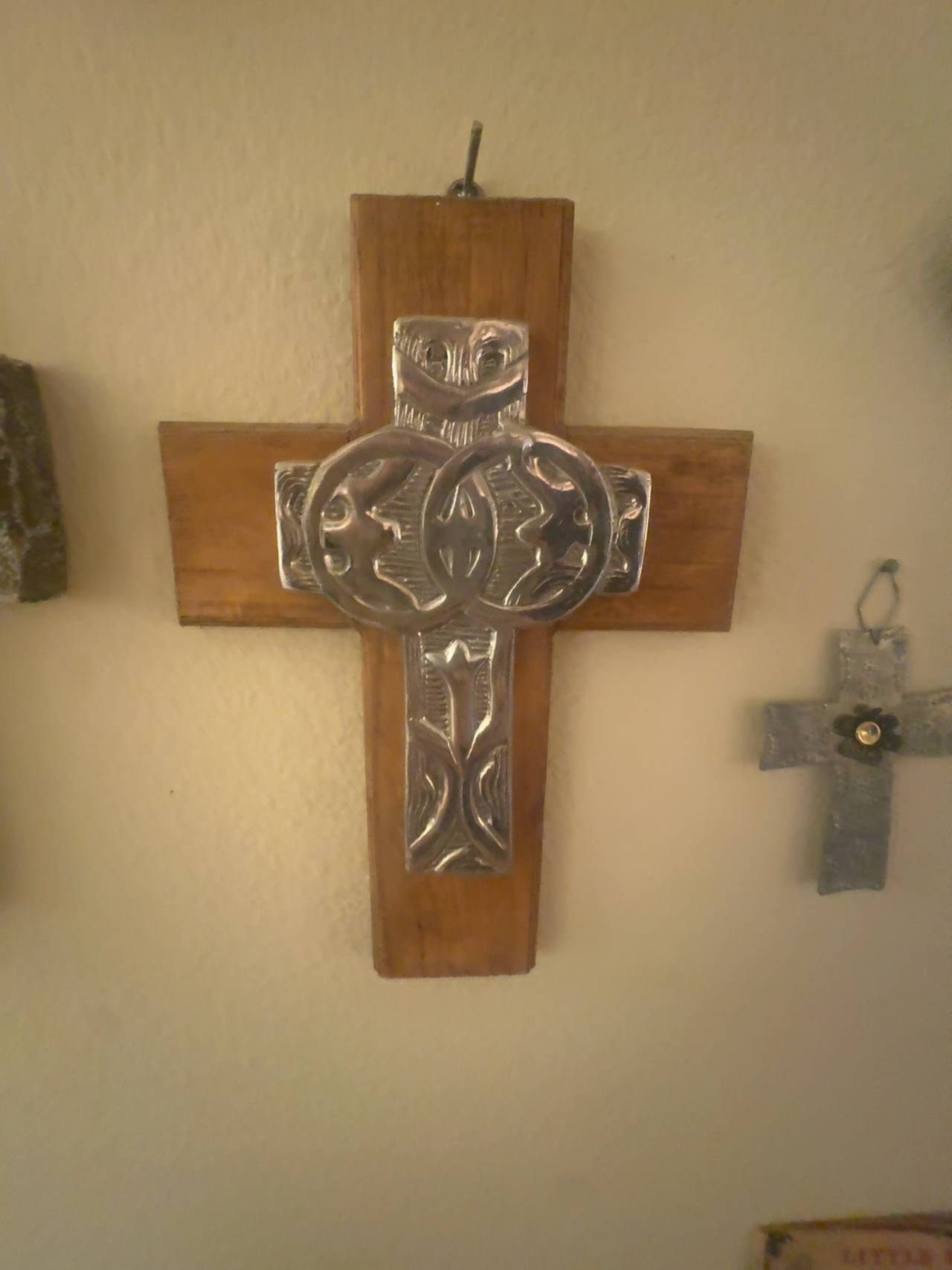 Celtic Wall Cross Wooden Decorative Plaque