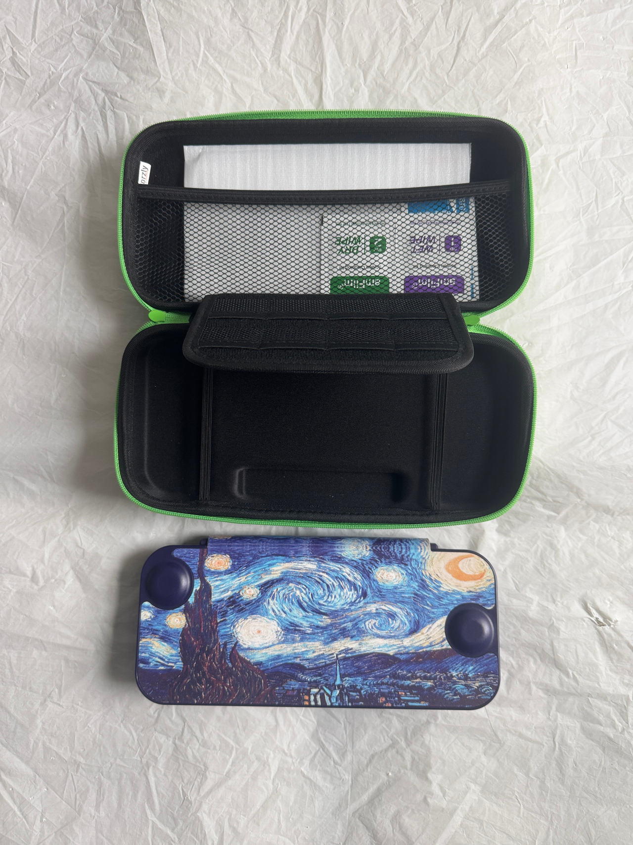 Nintendo Switch Protection with Starry Night Skin and Carrying Case
