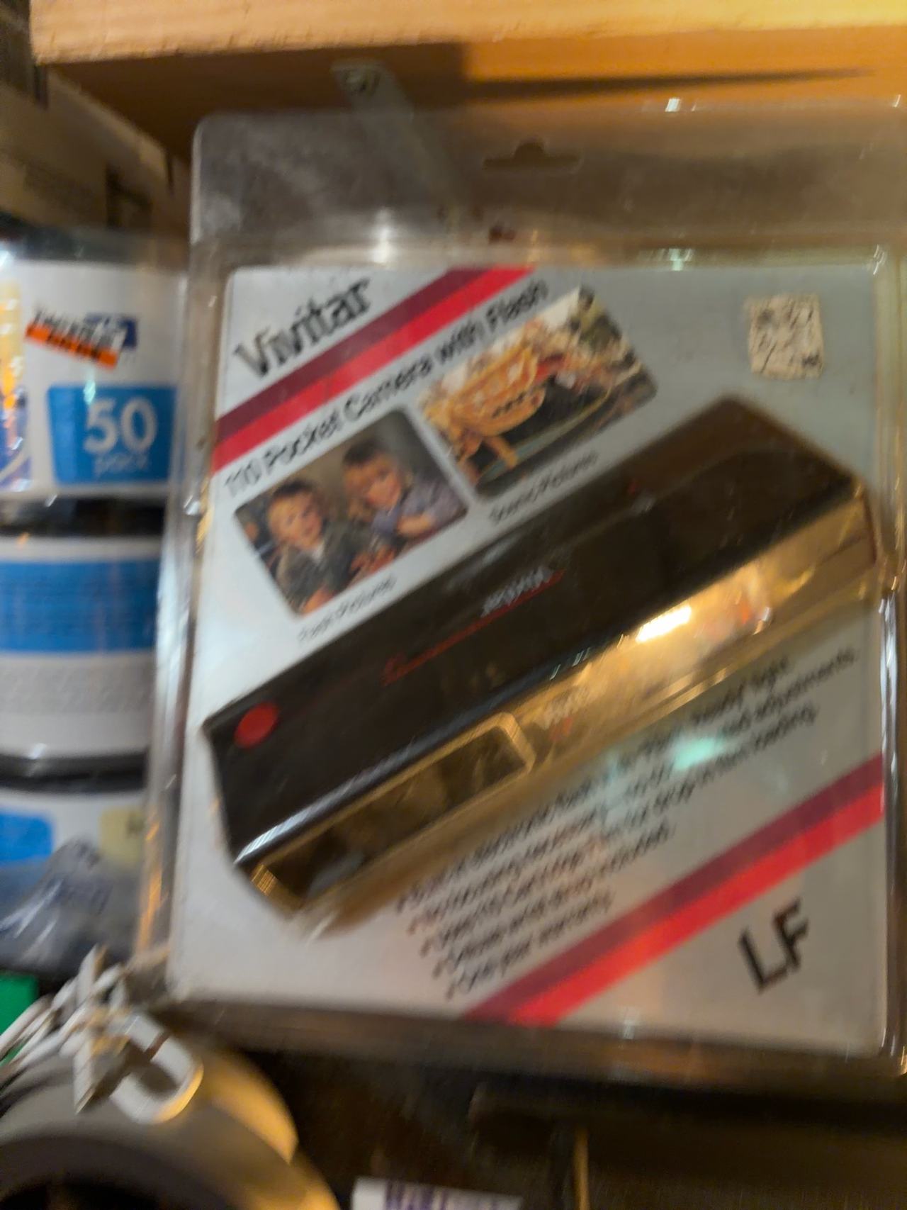 Vivitar 110 LF Tele Flash Film Camera