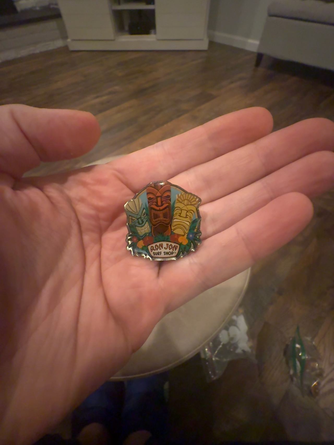 Ron Jon Surf Shop Tiki Wooden Magnet