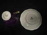 Royal Albert Provincial Flowers Purple Violet Teacup and Saucer - Image 1