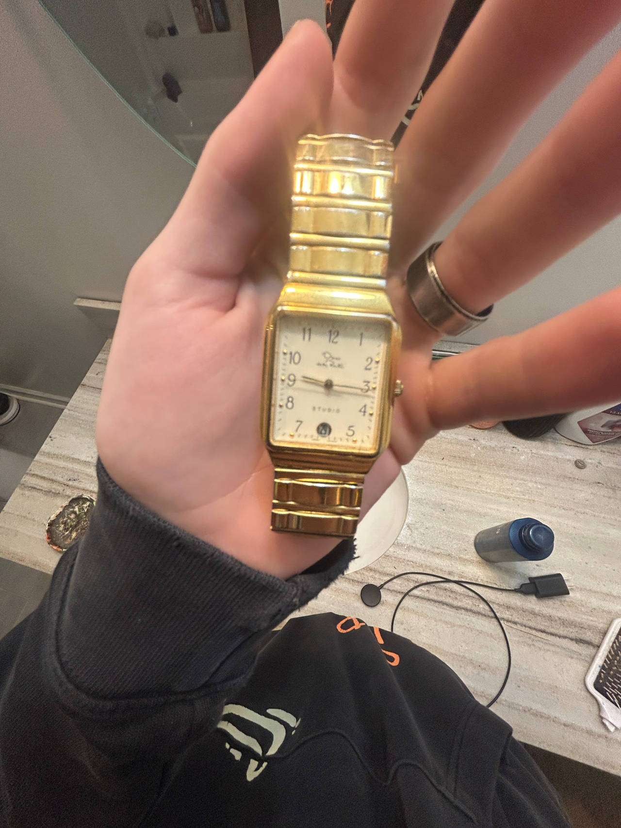 Stowa Gold-Plated Quartz Watch