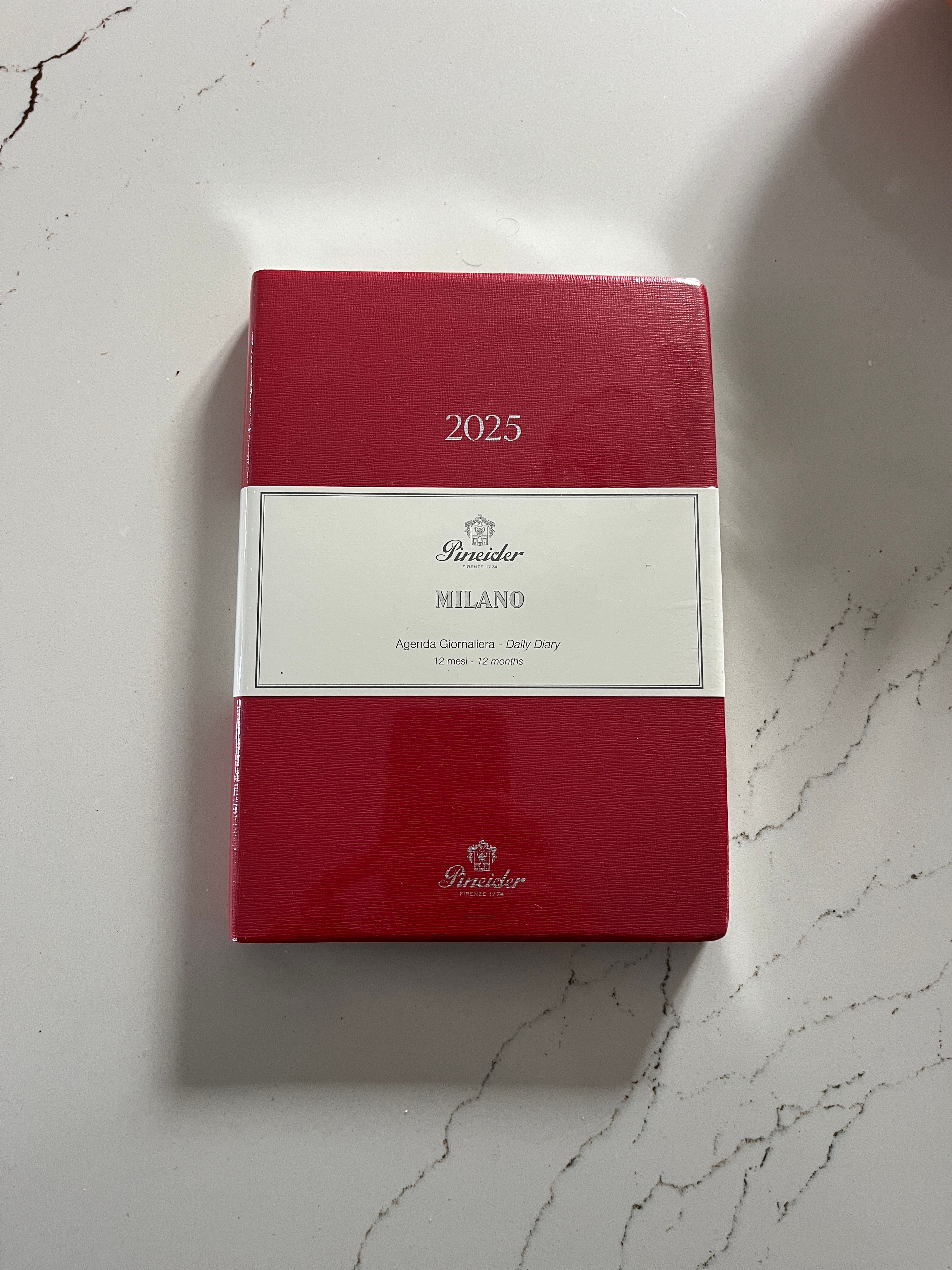 Pineider Milano 2025 Daily Diary