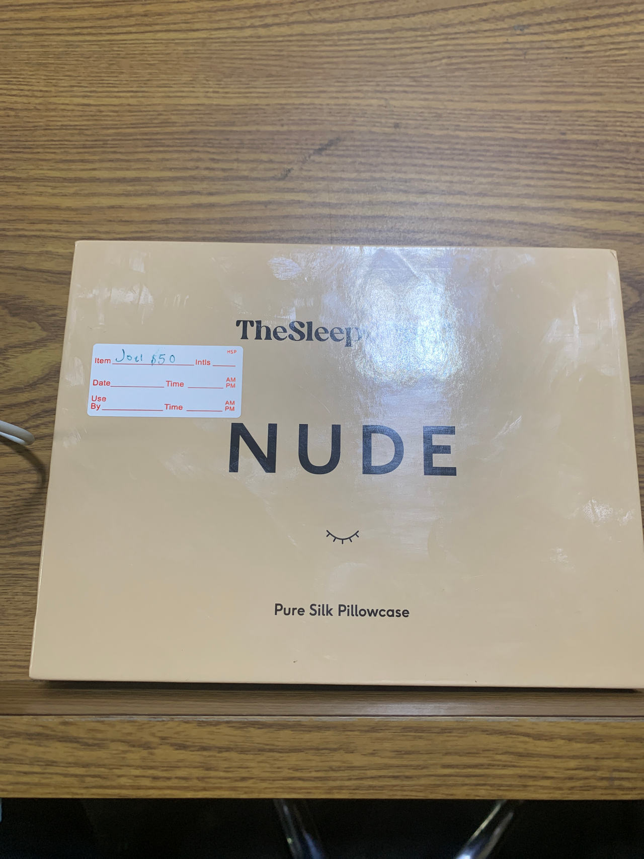 The Sleepy Cottage Pure Silk Pillowcase Nude