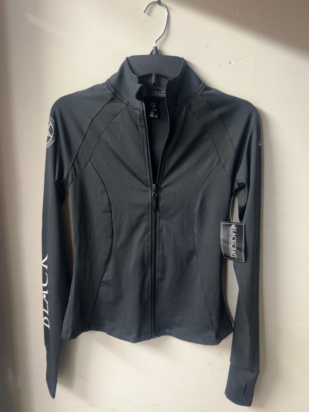 Blackcraft Cult Women's Active Zip-Up Jacket Black size S/M